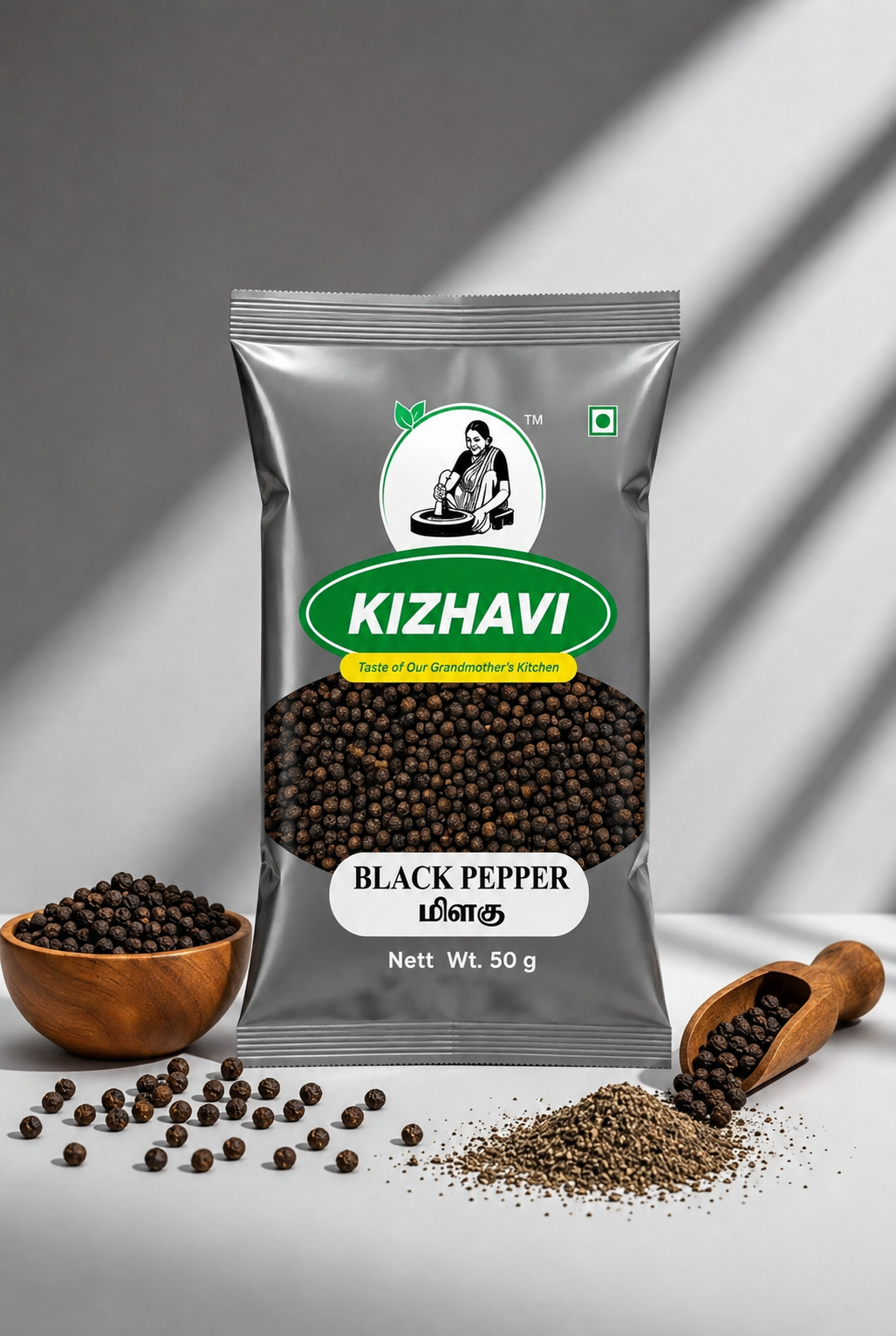 KV Kizhavi Black Pepper 50g