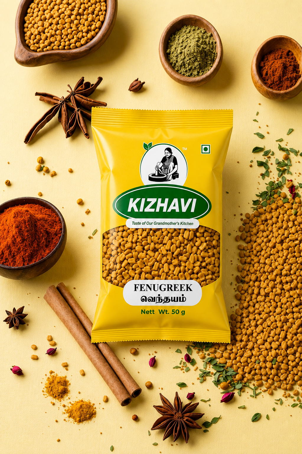KV Kizhavi Fenugreek 50g