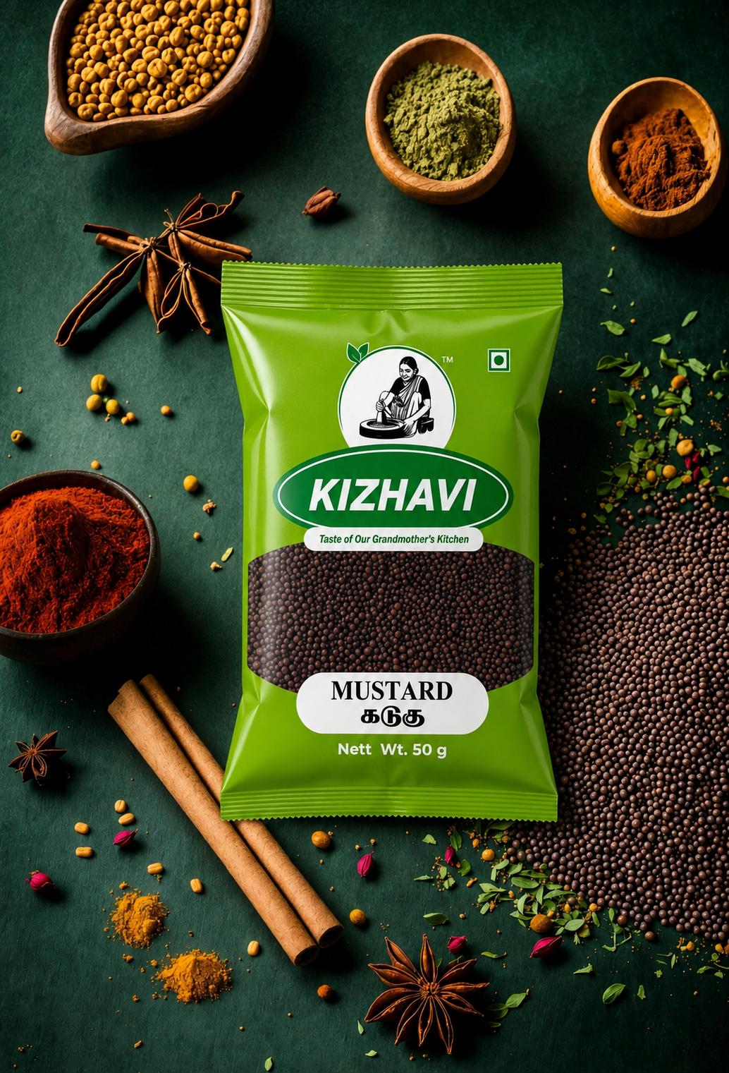 KV Kizhavi Mustard 50g